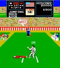 une photo d'Ã©cran de Karate Champ sur Arcade